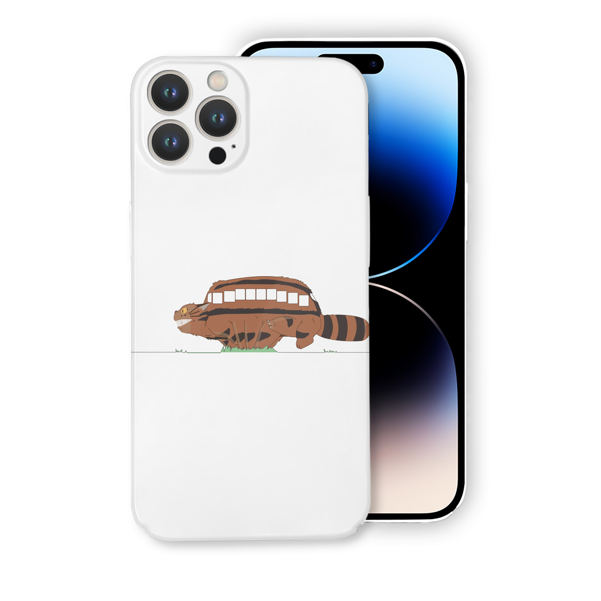 （画像用） となりのトトロ 草壁メイ 草壁サツキ My Neighbor Totoro Satsuki Kusakabe Mei Kusakabe 【iPhone 14シリーズ対応】ハードケース